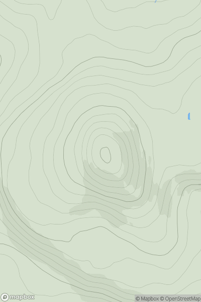 Thumbnail image for Beinn a' Chapuill [North Skye and Raasay] [NG209427] showing contour plot for surrounding peak